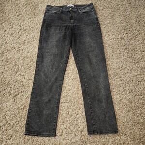 Paige Hoxton Slim Jeans Womens Size 30 Black Denim Pants Stretch